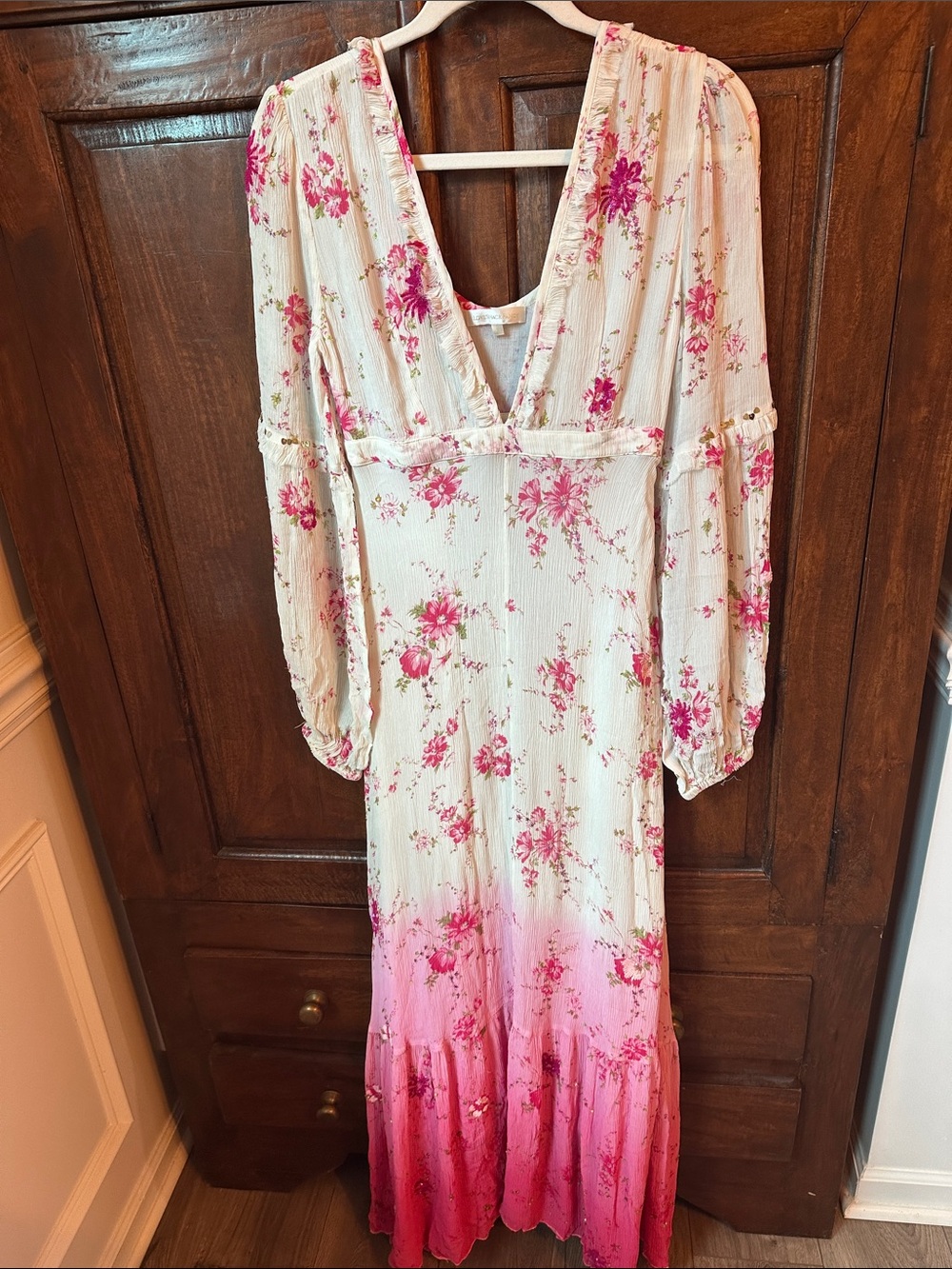 Love Shack Fancy sequin ombré gown - Picture 3 of 16